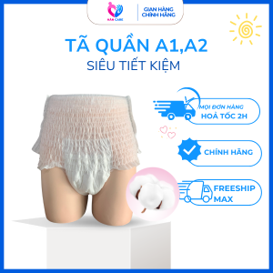 Combo 5 miếng Tã quần người lớn A1 tiết kiệm - mềm mại - khô thoáng Size M/L/XL