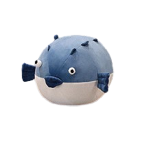 CGGUE หมอนตุ๊กตาผ้า ตกแต่งในร่ม ของขวัญสำหรับเด็ก มาพร้อมกับของเล่น งานจบการศึกษา ของขวัญวันเกิดของขวัญ ของขวัญวันแต่งงาน ของตกแต่งบ้าน หมอนผ้าพลัฌ ของเล่นปลาปักเป้า ตุ๊กตา plushie ยัดไส้ หมอนโยนจระเข้ ตุ๊กตาผ้ากำมะหยี่