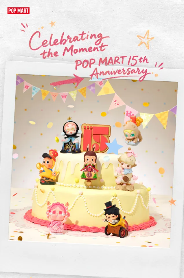 POP MART Celebrating the Moment POP MART 15th Anniversary Series