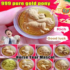 Gold Coin Increase Personal Luck Traditional Craft Carving Commemorative Coin Lucky Collection Value