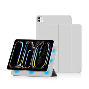 Bao Da Cover Nam Châm Hít Cho Ipad Pro 11 Inch M4 2024 Hỗ Trợ Smart cover Pencil 2