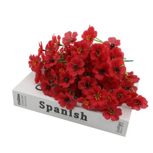 Violet Artificial Flowers: Romantic Silk Bouquets for Home Decor and Love Everlasting Wedding