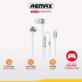 [Remax Audio] RM-610D Series Type-C/iPhone Wired Earphone with 3D Surround & Noise Isolating Mic, Metal Build for Mobile Game/Call. 