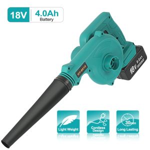 【Without battery】998VF Cordless Air Blower Rechargeable hair drier Lithium Electric dust collector 20V Without battery High Power powerful soot blowing household Housekeeping garden High Power Air Blower Rotation Speed Adjusted