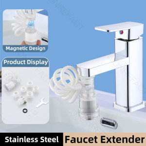 Kitchen Faucet Extender Stretchable Shower Faucet Converter Portable Faucet Extension Pipe Sink Faucet Accessories