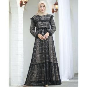 Gamis brukat kondangan baju gamis wanita terbaru 2022 lebaran sheryl dress