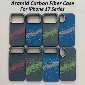 For iPhone 17/17Air/17Pro/17 Pro Max Carbon Magnetic Case Luxury Carbon Fiber Ultra-Light Ultra-Thin Magnetic Case