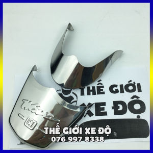 Mỏ dè wave alpha 110 đời 2017 - 2018 - 2019 - 2020 - 2021 - 2022 - 2023 ốp trang trí chỉ mũi dè trước sau xe wave inox