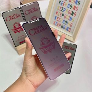 Tempered Glass Anti Gores Kaca Ceramic Matte SPY Privacy (ANTI PECAH ) For OPPO A15 A1K A31 2020 A37 A39 A3S A5 2020 A52/A92 A53 A5S F11 F1S F5 F7 RENO 4 RENO 5 A54 A74 4G RENO 6 DLL Pelindung Layar Hp Anti gores HP TG SPY Matte Anti Gores Privasi