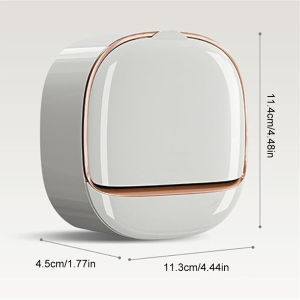 Soap Holder Storage Box Wall Mounted Drainable Soap Tray Drawer Soap Dish Punch-Free Bathroom Organizer