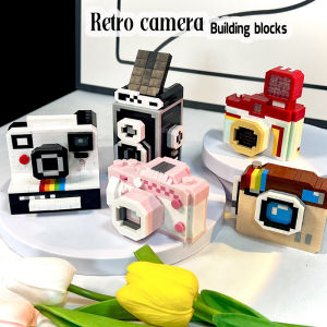 SLR camera building block kit can be a birthday gift training boys and girls hands-on ability toy for kids