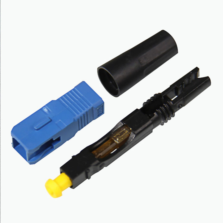 Fiber-to-the-home connector SC quick connector SC embedded cold ...