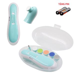 Máy Mài Móng Dũa Móng Tay Bằng Điện Cho Trẻ Sơ Sinh Đến Người Lớn An Toàn Không Tổn Thương Tay Tặng Kèm Pin