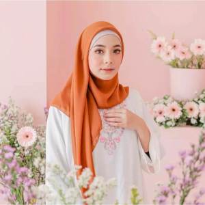 HOT PROMO !! HIJAB ZIPPER JILBAB RESLETING JEPANG PREMIUM BELLA SQUARE SEGI EMPAT INSTANT