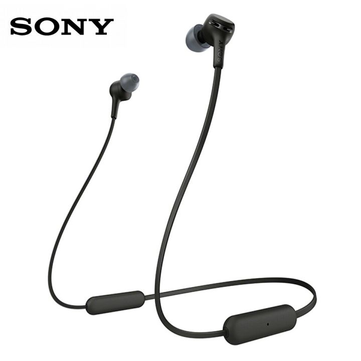 SONY WI-XB400ไร้สายหูฟังสเตอริโอบลูทูธ5.0สีดำกีฬาหูฟังไฮไฟเกมชุดหู