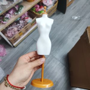 Manocanh bán thân  giá rẻ cao 25cm bằng nhựa phụ kiện may đồ búp bê barbie