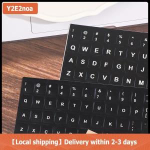 【Local shipping】 English 120 Keys Matte Standard Waterproof Keyboard Stickers Letter Alphabet