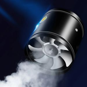 Blower Exhaust Fan 20W Steel Copper Kipas Blower Exhaust Fan Ventilasi Udara Inline Duct Fan Plastic ABS Exhaust Blower Air Cooling Vent Eksos Udara Rumah Blower