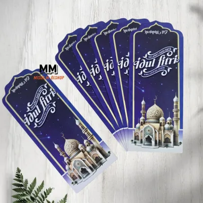 AMPLOP/ANGPAU LEBARAN IDUL FITRI MOTIF UANG ISI 10 PCS TERBARU UKURAN PANJANG/ AMPLOP MURAH TERBARU