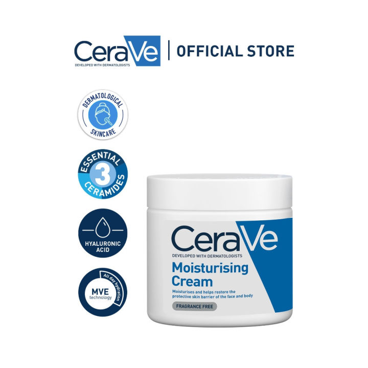 Cerave Moisturising Cream 50ml 177ml 454ml Lazada 5510