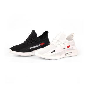 Sepatu Sneakers Cowok Slip On Casual Import Terbaru | VIAZ Q28 WHITE