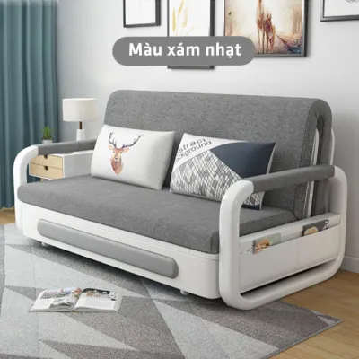 Sofa giường gấp gọn thông minh có ngăn chứa đồ hàng nhập khẩu cao cấp Giường gấp gọn thông minh khung sơn tĩnh điện