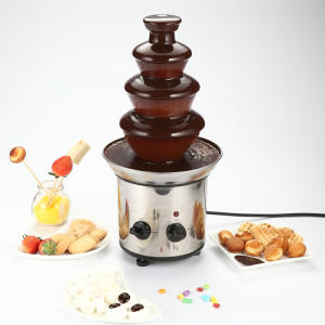 【COD+Fast Delivery】3-4 Layers Chocolate Fountain Machine Stainless Steel Chocolate Waterfall Machine chocolate maker