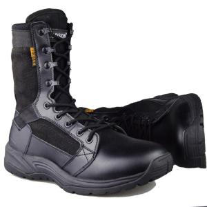 SMILER STORE Mens ID-831 Black Desert Combat Boots Military Tactical Work BootsLightweight Lace up Outdoor Ankle Men Boots(BlackTan)