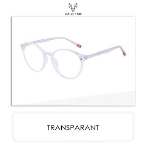 Gentle Fawn Kacamata Antiradiasi Blueray Bentuk Bulat Bisa Minus Fashion Wanita Kekinian Bahan TR90 Lembut 23028