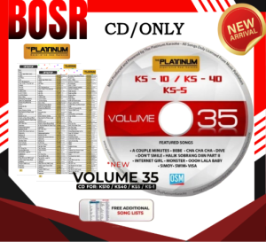 platinum original CD ks10 /kbox2 /junior2/ks40 voL.35