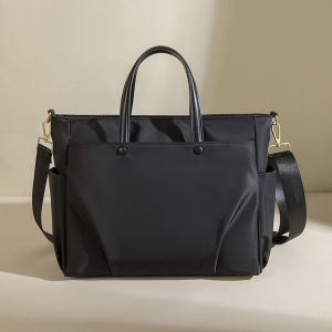 Womens Bag Waterproof Wear-resistant Soft Solid Bags For Women Accommodates 15.6-inch Laptops Handbag Shoulder Bag Tote