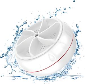 Mini Washing Machine Portable USB Turbo Ultrasonic Washer for Travel Home Apartment Automatic Cleaning Underwear Socks
