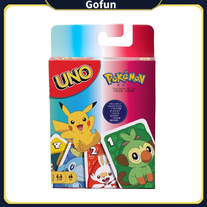 เกมกระดาน Pokemon UNO Card Game For Family Party Game