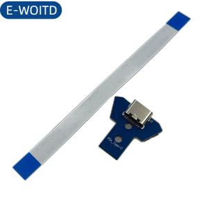 E-WOITD  1 bộ phổ quát cho PS4 điều khiển 040 050 055 phụ kiện tự làm cho Dualshock 4 USB loại C sạc Board MOD