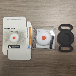 Wesolvet Smart Tracker - Google Find Hub GFN Certified Find Hub Location Compatible Protective Case Included No SIM Card Needed (Android Only) for Samsung Keys Wallets Pets Cars Luggage Battery Lasts Up to 1 Year Anti-Lost