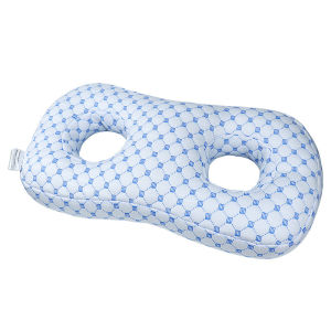 【Rainbow Culture】 Ear Hole Side Sleeper Pillow / Double Ear Pressure Relief Pillow with Washable Cover for Side Sleeping