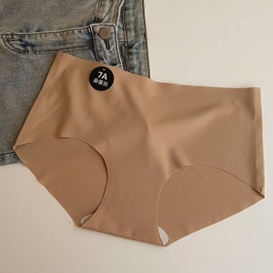 BDO 【จัดส่งในท้องถิ่นในประเทศไทย】กางเกงในหนังน้ำนมสำหรับผู้หญิงกางเกงในสตรีเอวปานกลางไร้รอยต่อชิ้นเดียวไม่มีสะโพกออกกำลังกายโยคะ