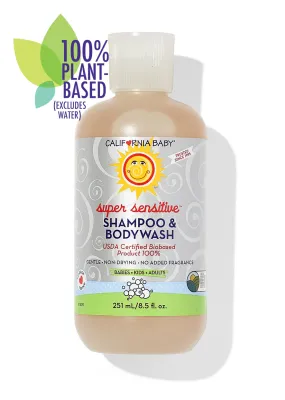 California Baby No Fragrance Super Sensitive Shampoo & Bodywash