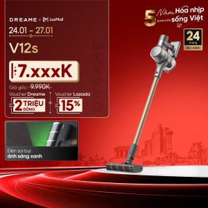 Máy hút bụi cầm tay không dây thông minh Dreame V12S - Hàng chính hãng - BH 24 Tháng
