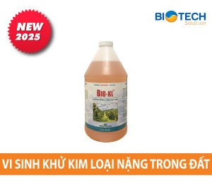 Bio KL Vi sinh xử lý kim loại nặng trong đất trồng nông nghiệp chai 2L
