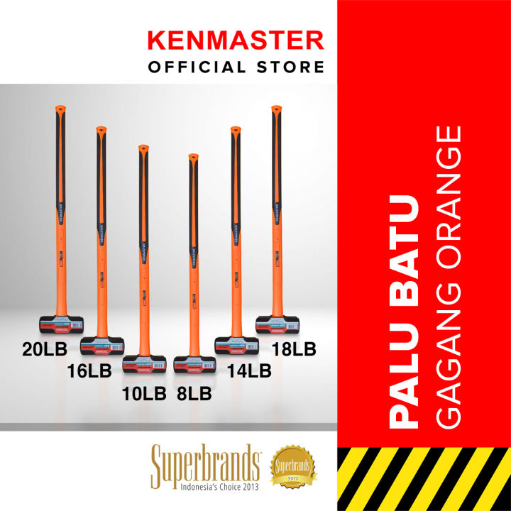 Kenmaster Palu Batu LBS Gg Orange Fiber | Lazada Indonesia