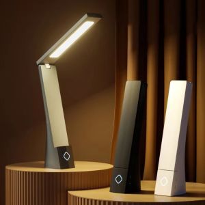 495HS Touch Switch Foldable Table Lights Adjustable Eye Protection Led Desk Lamp Practical Portable Desk Lighting Fixture Bedroom