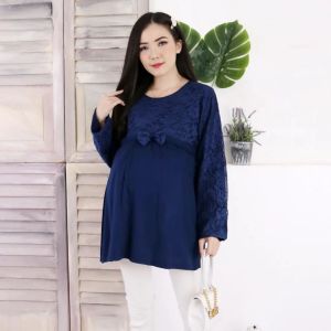 Baju Kemeja Hamil Kerja Kantor - Maternity Clothes - Combipolka