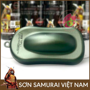 Sơn xịt SAMURAI Y9393 - màu Xanh Rêu (cần sơn trên nền màu Bạc) (400ml)