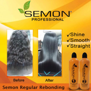 Mondes Semon Rebonding Regular Yellow 1000Ml Set 1 And 2