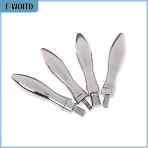 【E-WOITD】 1pc Revolving Handle M6 M8 M10 M12 Thread Metal Electroplated Handwheel Curved Turning Knob Milling Machine Tools Lathe Grinding