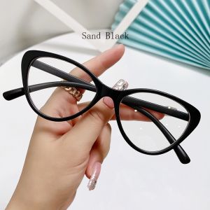 Kính mắt mèo cổ điển chống bức xạ cho nữ và nam gọng nhỏ cho nam bảo vệ mắt khỏi đèn xanh dương
