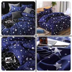 ชุดเครื่องนอนครบชุด 6 ชิ้น มีผ้านวม 3.5 / 5 / 6 ฟุต ลายการ์ตูน น่ารักๆ ท้องฟ้า ดวงดาว อวกาศ ผ้าปูที่นอน+ผ้านวม+ปลอกหมอน เก็บเงินปลายทาง