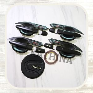 Paket Outer Handle Tank Cover Mobil Toyota All New Rush 2018 Hitam