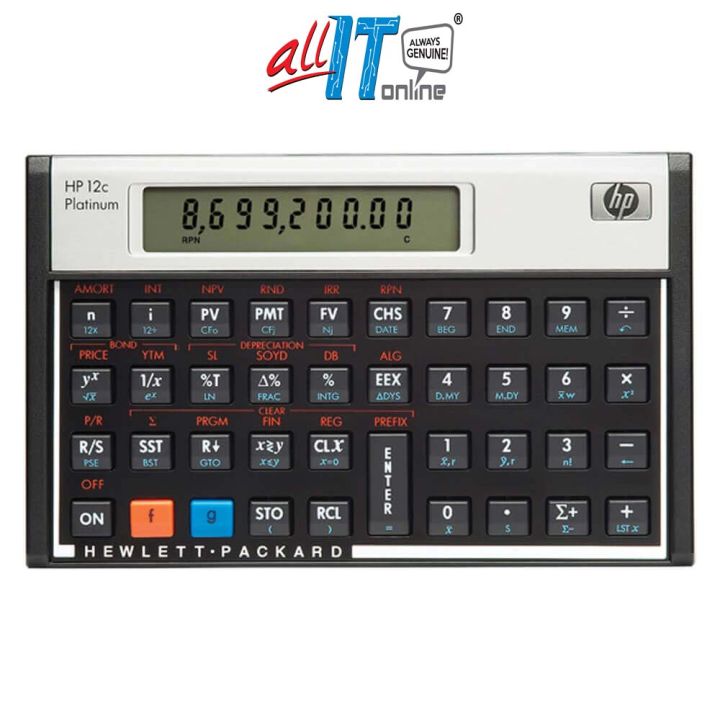 Hp 12C Platinum Financial Calculator (Black) (FS0B)